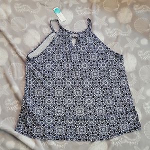 Paper Moon Elaria Keyhole Knit Top XL NWT